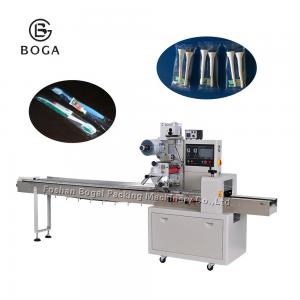Quality Automatic Pillow Wrapping Machine Disposable Toothpaste Toothbrush Comb Packaging for sale