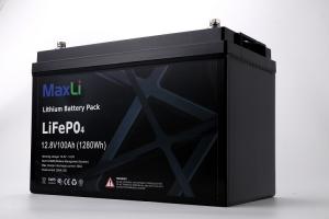 Quality Rechargeable LiFepo4 12V 100Ah  Rechargeable Solar Panel Battery for sale