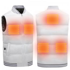 Quality Fast USB Charging 5V 2.1A Electric Heated Waistcoat Far Infrared For Fishing for sale