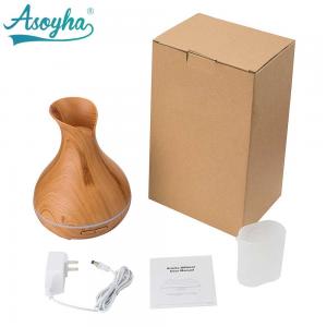 Quality 300ml PP Material Atomizer Aroma Air Humidifier Wood Grain For Office Home for sale