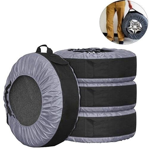 Quality Tire Plastic Car Seat Covers , Disposable Fabric Tire Cover Protective Polyester for sale