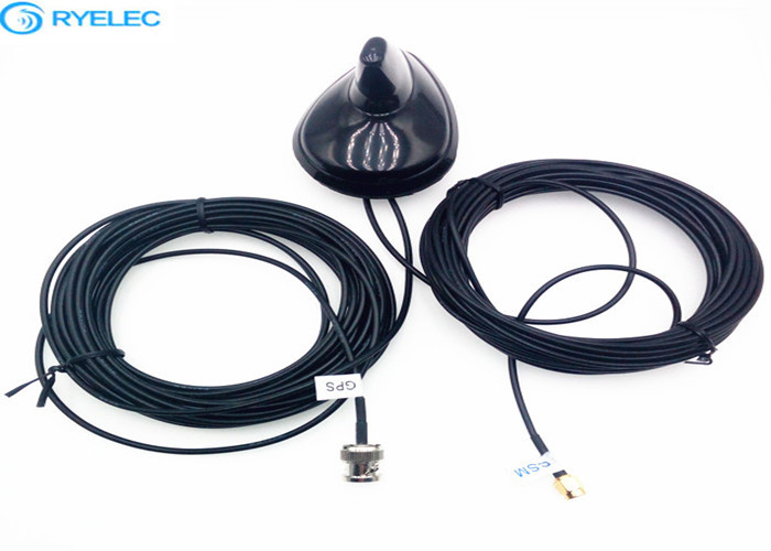 Quality Shark Fin Combined Screw GSM GPRS Antenna SMA Male To BNC Male Connector for sale
