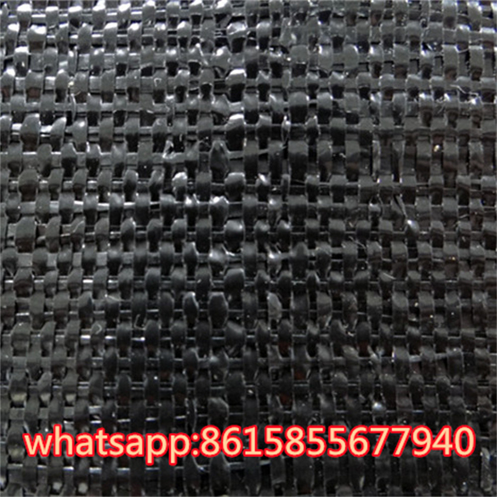 Quality Black PP woven silt fence weed barrier fabric,3ft x 50ft anti grass agricultural weed control mat,garden ground cover we for sale