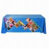 Buy cheap Large format table wrap banner, with polyester fabric, used in expo, speech from wholesalers