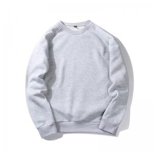 Quality Oversized Blank Cotton Fleece Hoodies Sweatshirt No Pocket Round Neck for sale