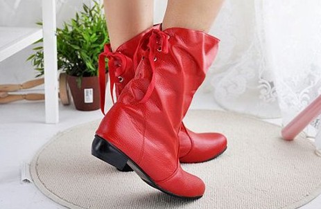 Quality PU lovey lady boot for sale