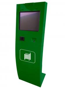 Quality Free Standing Linux OS Self Service Kiosk Ticket Dispenser Machine for sale