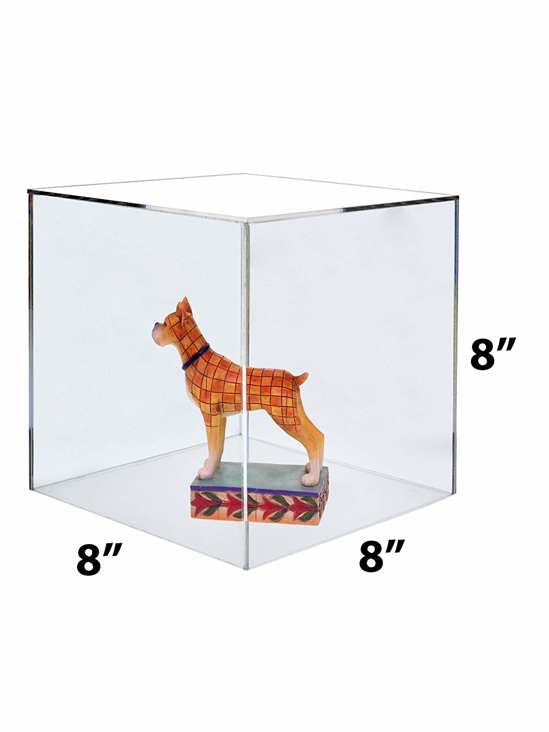 Quality Sculpture Storage Clear Acrylic Cube Display Box for sale