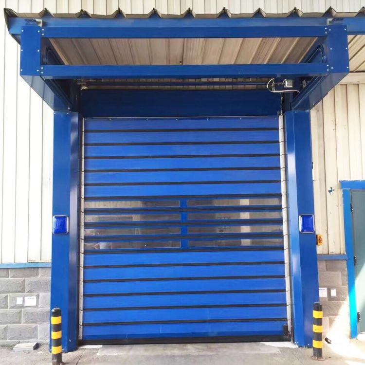Electric Roller Garage Doors 304 Stainless Steel Frame Closing Speed 0.2m/s