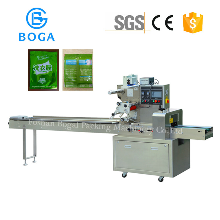 Quality Laundry Detergent Pillow Packing Machine Commodity Application Engineers Available for sale