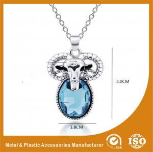 Quality Zinc Alloy Stainless Steel Chain Necklace With Sheep Pendant for sale