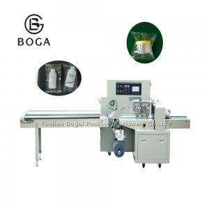 Quality Down Paper Type Pouch High Speed Flow Wrap Machine Empty Bottles Plastic Bag Packing for sale