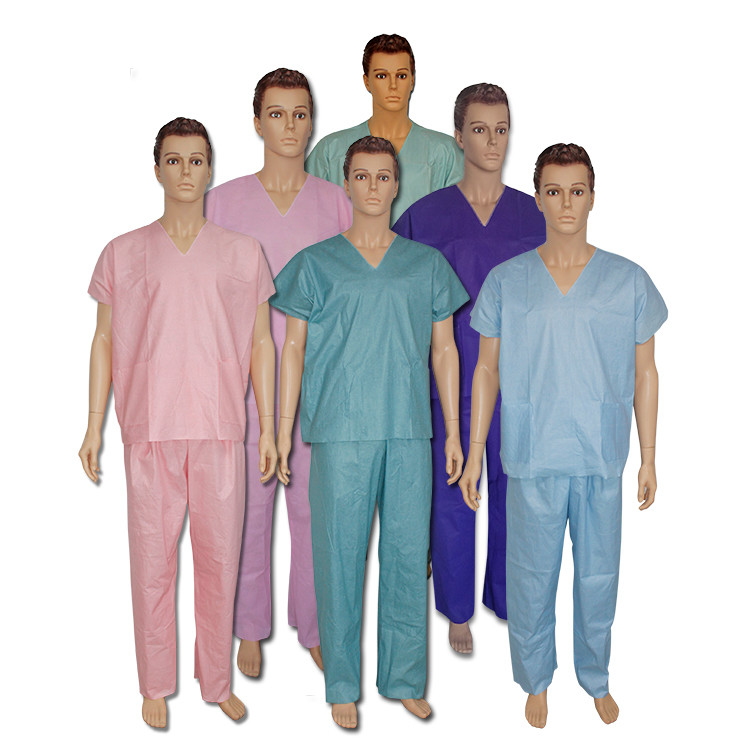 Quality Clinic Doctors Scrub Suits Disposable Nursing Nurse Hospital Scrub Suit Medical for sale