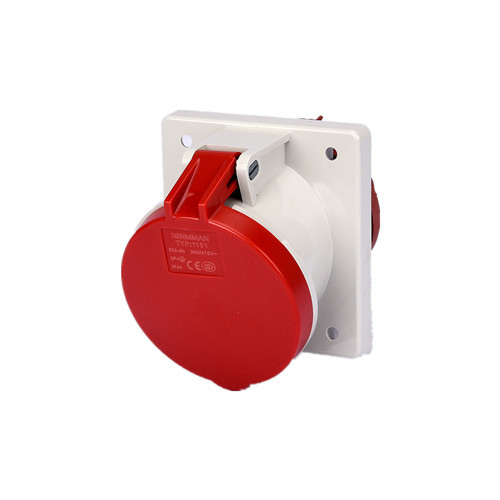 Quality Safety 380V Industrial Power Socket IP44 4 Pin Connection IEC Standard for sale