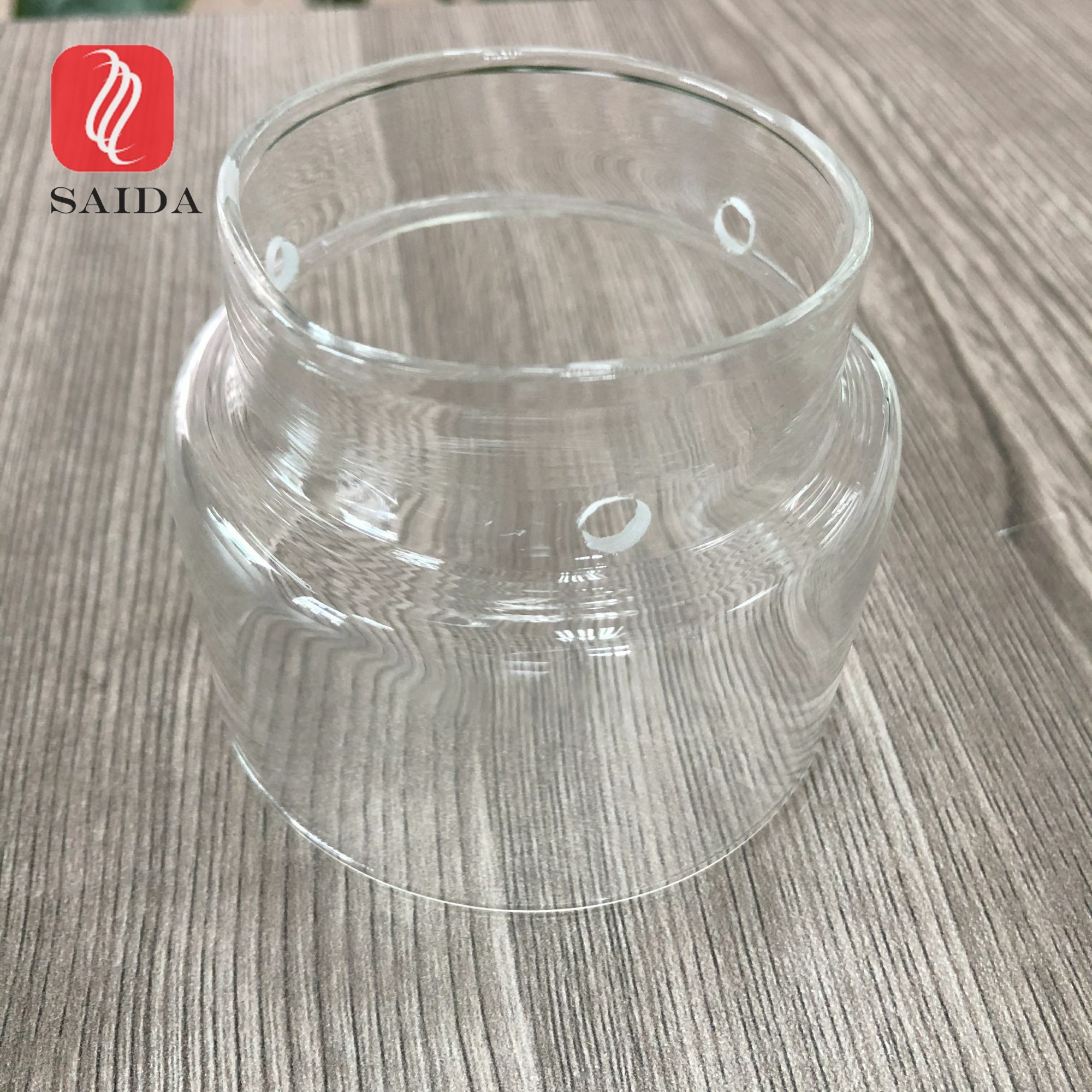 Quality Customized glass clock cover/shade and candle glass dome thickness 2.5mm for sale