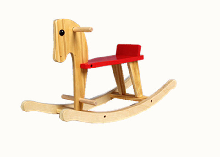 Professional Kids Exercise Bike / Solid Wood Rocking Horse For Christmas Gift