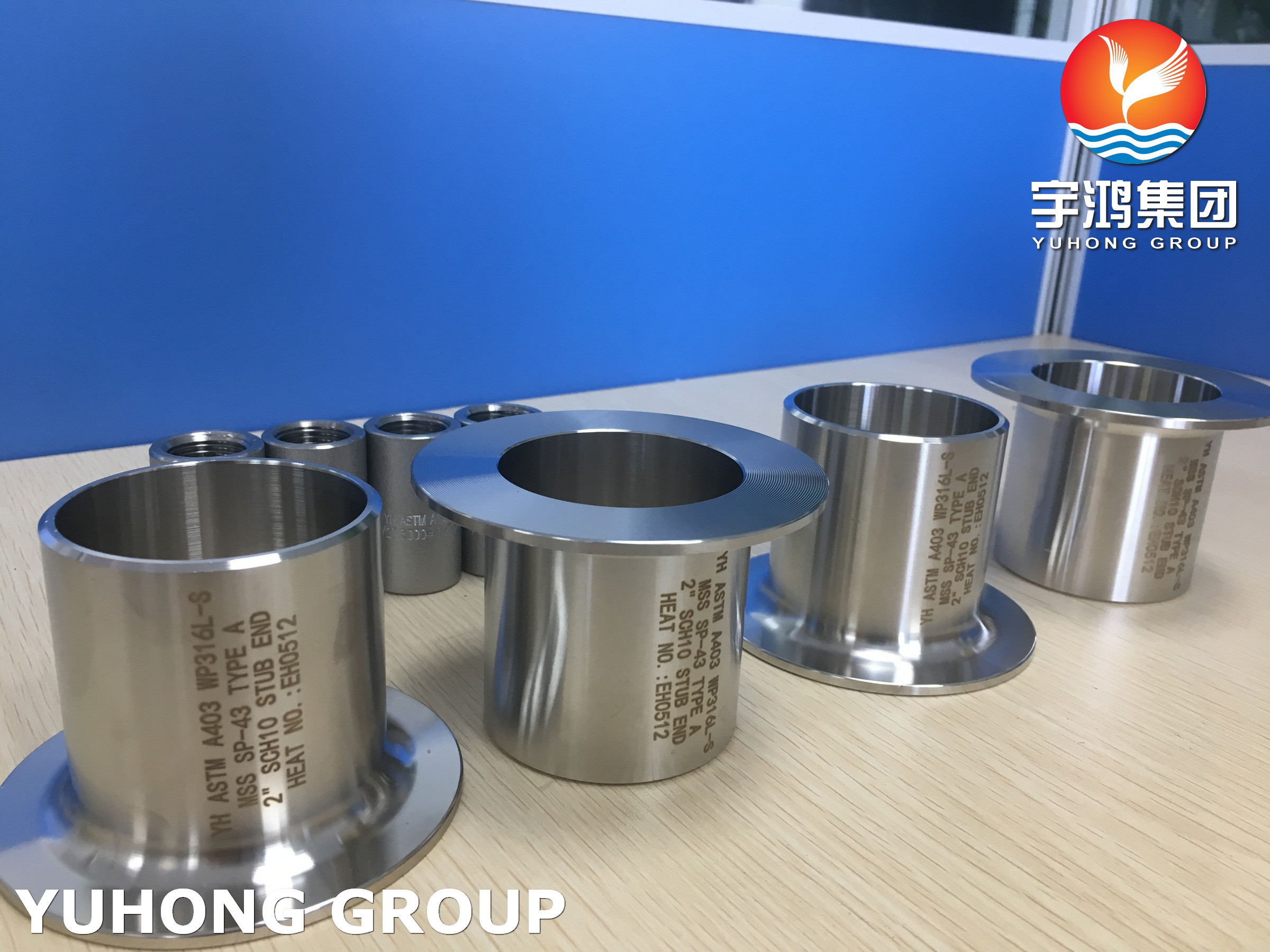 Quality SS Butt Weld Fitting Stub Ends , Flange lap joint in welding , MSS SP-43 Type A , Type B , B16.9 for sale