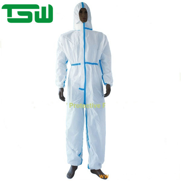 Quality Breathable Welding 45gsm Medical Protective Coverall for sale