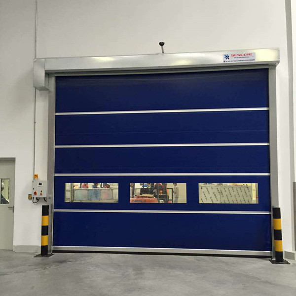 Quality Energy Savings Industrial High Speed Door , Rollup Garage Doors Outside for sale