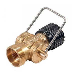 Quality male thread 3 position fire nozzle 1.5inch 2inch 2.5inch in brass material for sale