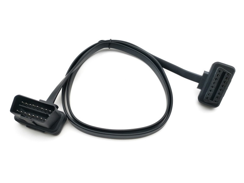 Quality Extension Obd2 Scanner Cable / Obd Adapter Cable Flat Ribbon Shape for sale