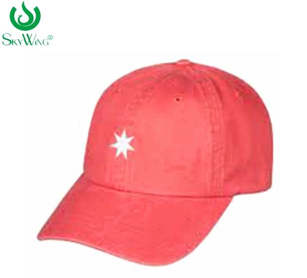 Quality Bright Color Baseball Embroidered Golf Hats / Custom Fitted Hats Embroidered for sale