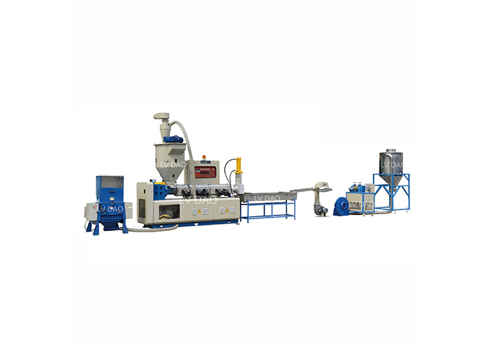 Quality PP Plastic Recycling Equipment 3 In 1 Conical Single Screw LDL Power 315kw for sale
