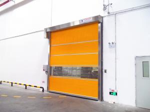 Quality Automatic Industrial High Speed Shutter Door Colorful PVC Curtain for sale