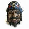 Buy cheap Latex Carnival/Party/Halloween Pirate Mask, Suitable for Adults, Various Colors from wholesalers