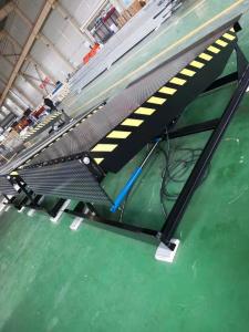 Quality Push Button Mechanical Loading Dock Leveler Easy Operation Variable Speed for sale