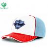 Buy cheap Eco - Friendly Custom Fitted Baseball Hats 2D Flat Embroidered Logo Advertising from wholesalers
