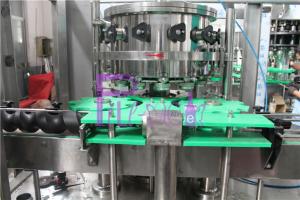 Quality Screw Feeding Type Cola / Soda Can Filling Machine / Canning Machine Plc Control for sale