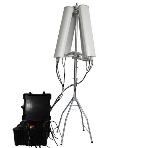 600W 4-8bands  up to 2500m  High Power Drone Jammer