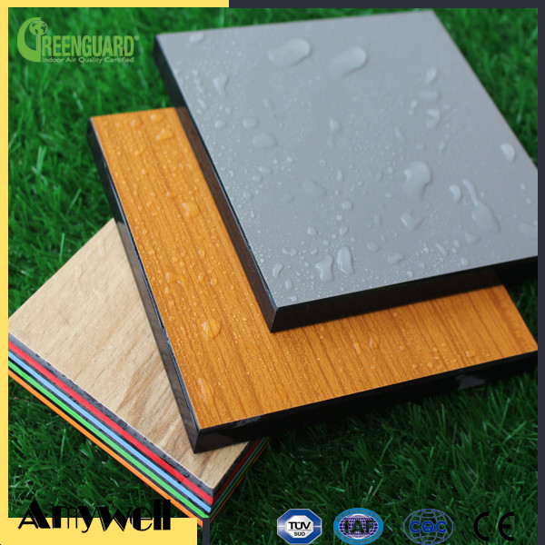 Buy cheap Amywell Decorative 1.6-25mm phenolic resin high pressure compact laminate sheets from wholesalers