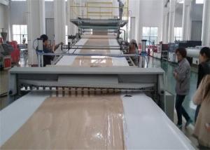 Quality Double Screw Marble PVC Sheet Extrusion Line Low Power Consumption for sale