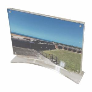 Quality Lightweight Acrylic Photo Display Detachable Acrylic Self Standing Frame for sale