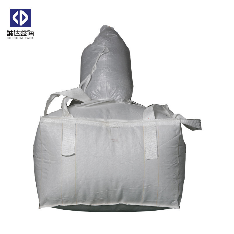 Quality White Polypropylene FIBC Bulk Bags / 1 Ton Super Sacks For Copper Powder Packing for sale