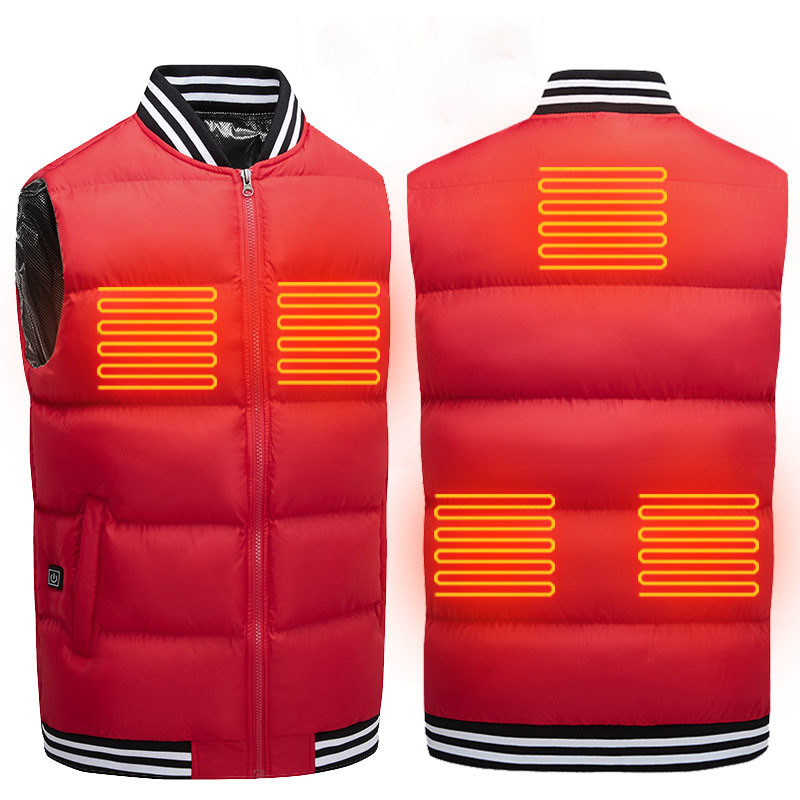 Quality Fast USB Charging 5V 2.1A Electric Heated Waistcoat Far Infrared For Fishing for sale