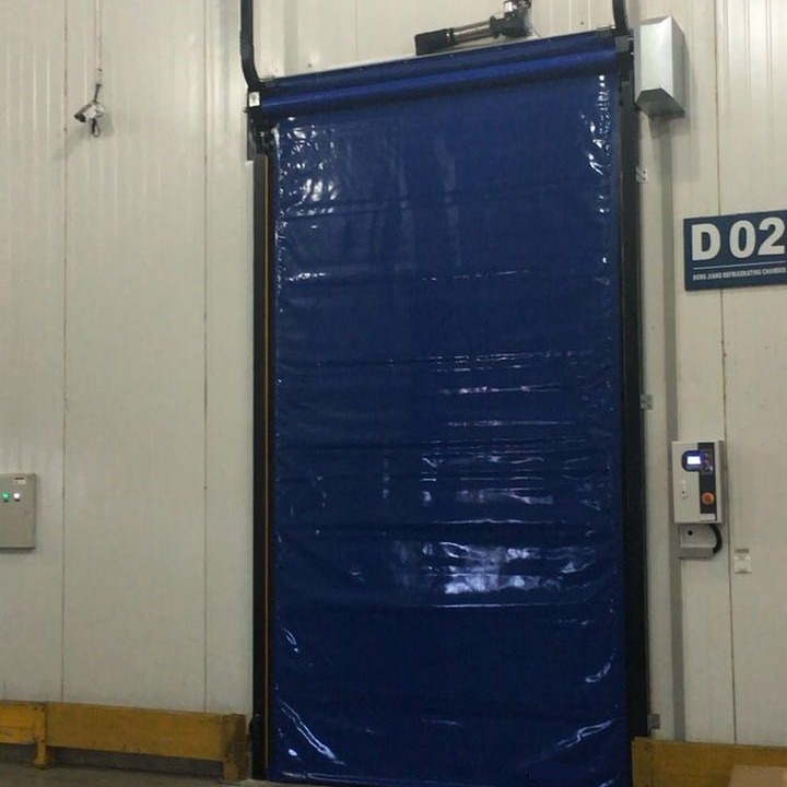 Quality Safety  Efficiency High Speed Fabric Roll Up Doors Windproof  Easy Installation for sale
