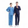 Buy cheap Blue Medical Scrub Suit Long Sleeve XS-3XL Industrial,Healthcare Center from wholesalers