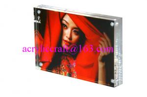 Quality 1.5cm Thickness Clear Custom Acrylic Photo Frame With Magnets for sale
