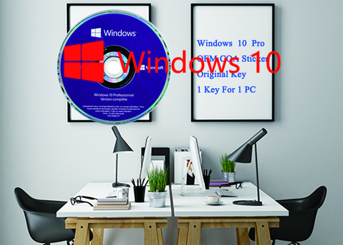 Quality Microsoft Win 10 Pro Product Key Software Sticker 64bit DVD + OEM key Activation Online for sale