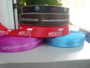 Quality custom luxury wholesale satin ribbon with your logo for sale
