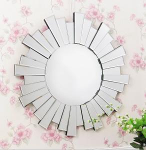 Quality Indoor Bevelled Glass Venetian Mirror , Art Deco Round Venetian Glass Mirrors for sale