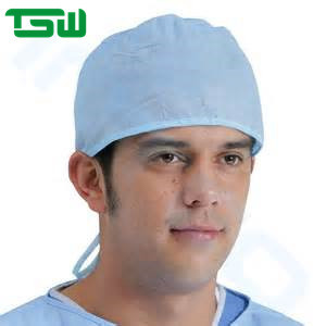 Quality Personal Care Breathable Non Woven Surgical Cap For Hospital for sale