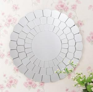 Quality Home Decorative Glass Venetian Mirror For Bathroom 610*610*15mm Size for sale