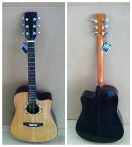 Quality 41inch OEM  High-end whole solidwood vintage cutaway electric acoustic guitar/western guitar steel string sale-TP-AG85 for sale