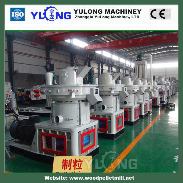 Quality China Wood Pellet Manufacturing Equipment Vertical Pellet Ring Die Mill for sale