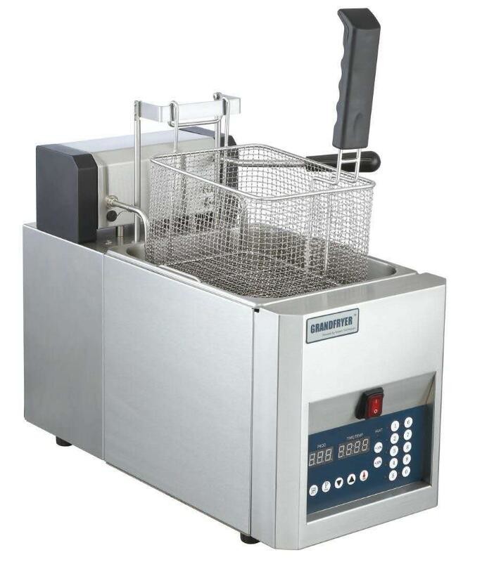 Quality 8L Commercial Kitchen Equipments Single Tank Electric Countertop Fryer For Deep Fryer Food for sale