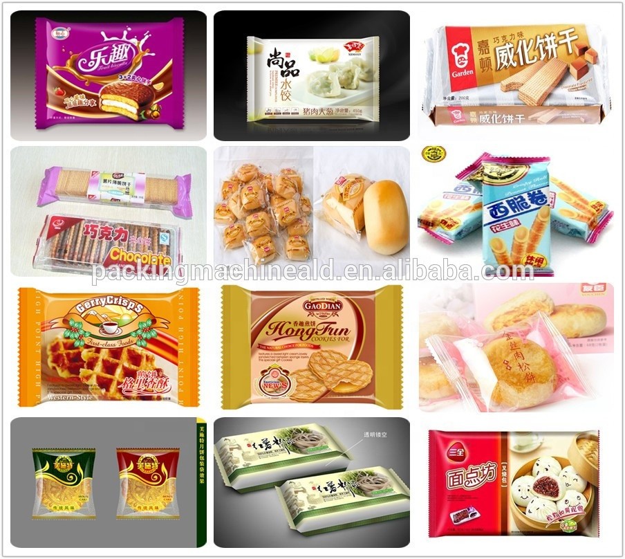 Quality Pillow Type Bread Packing Machine Automatic Horizontal for Food Pork Floss for sale